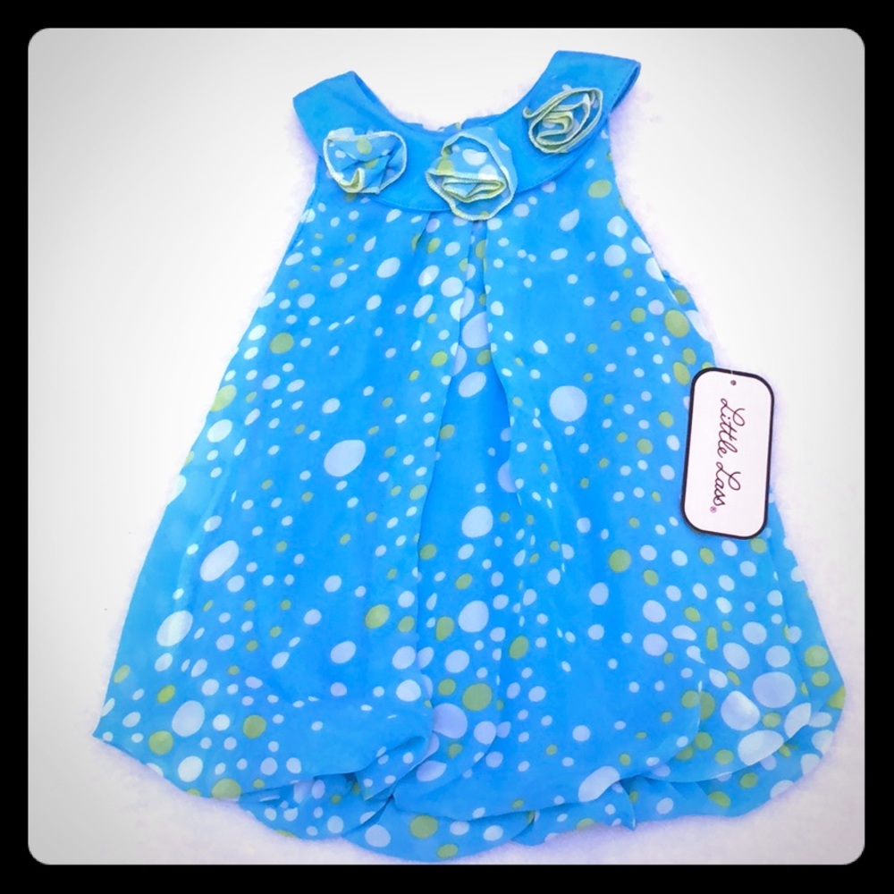 Baby girl dress💙💚